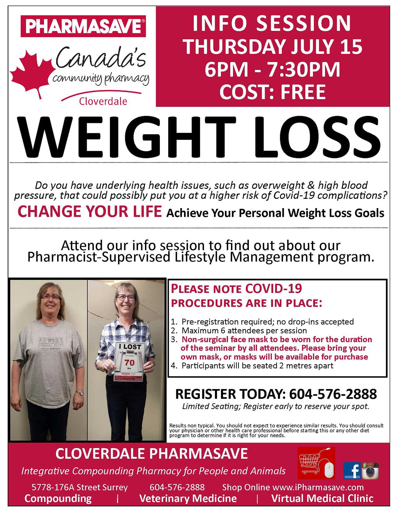 Weight Loss Info pamphlet