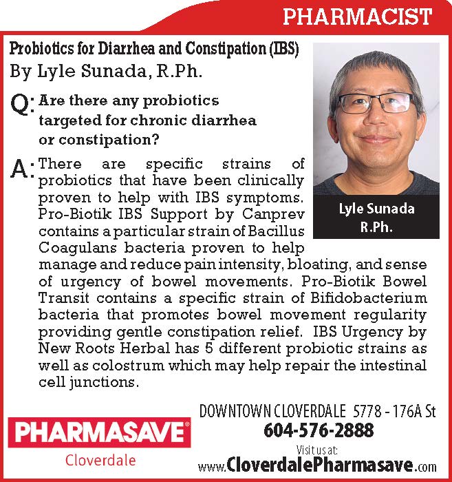 Probiotics for diarrhea and constipation ibs pharmasave cloverdale