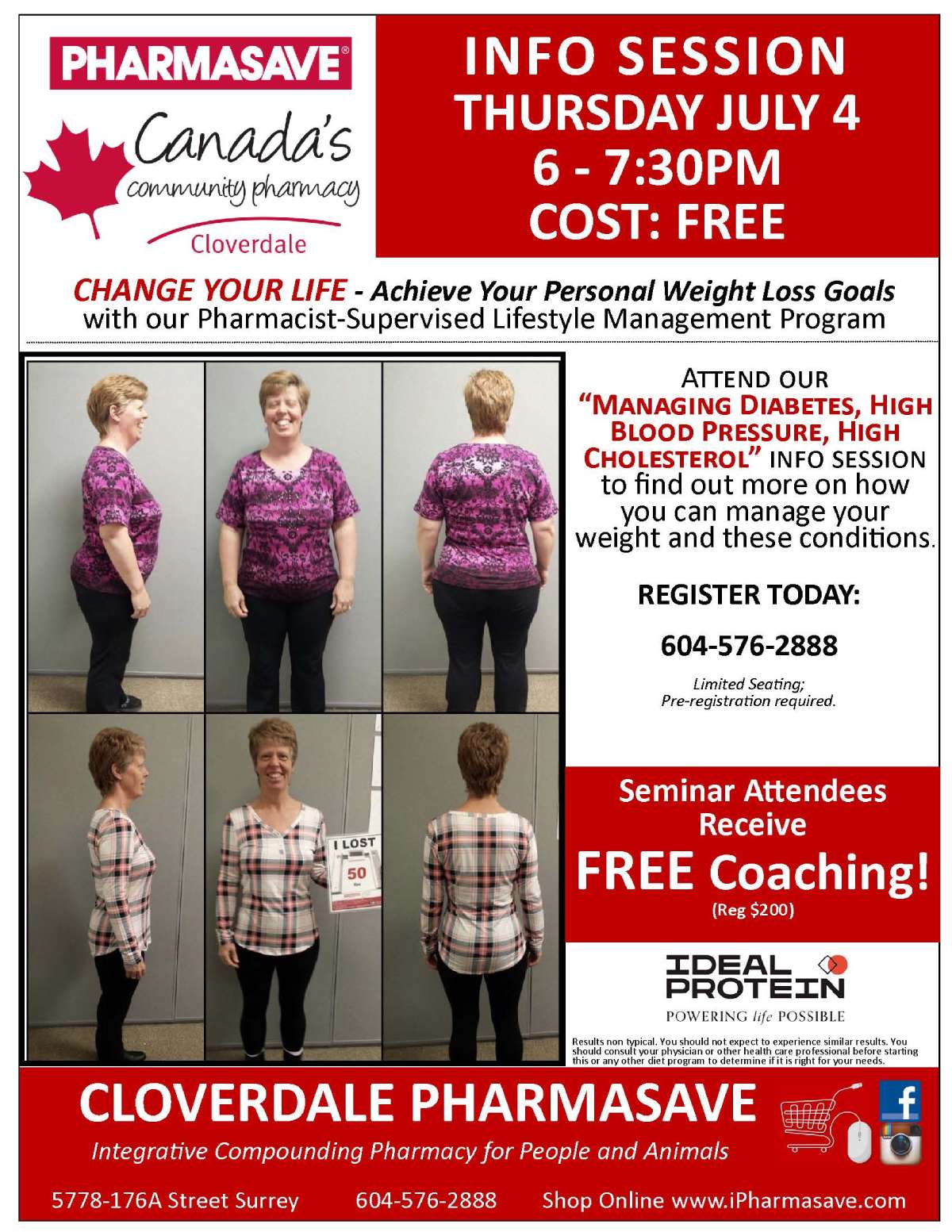 Weight Loss Info Session flyer