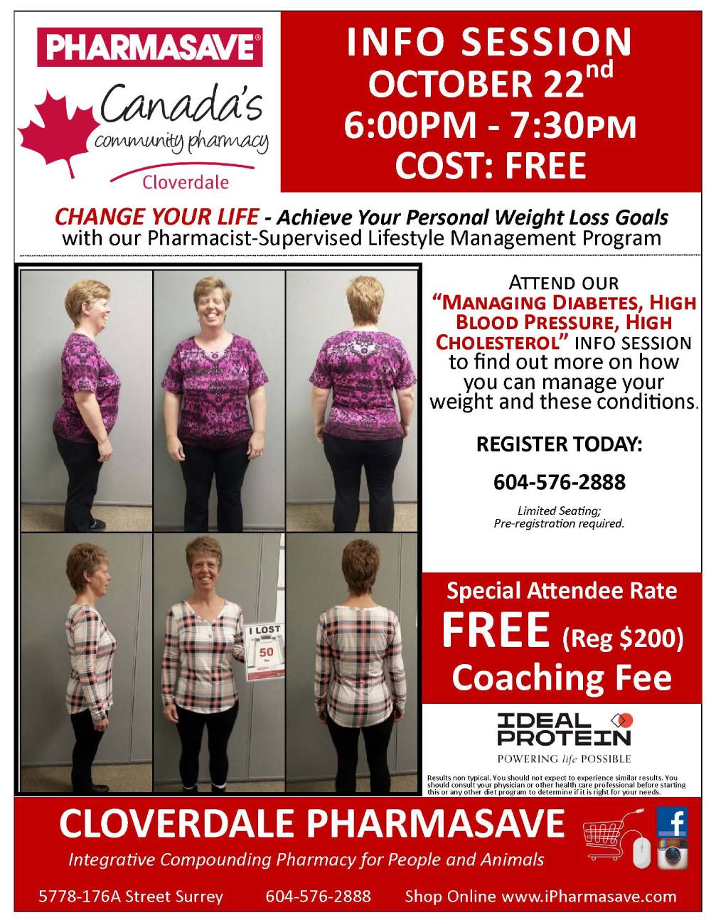 weight loss info flyer