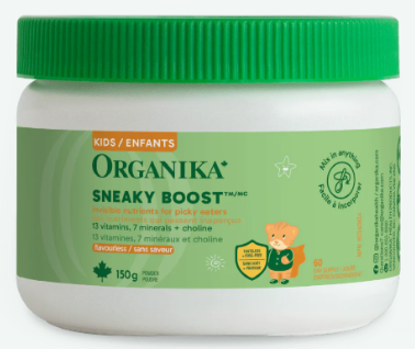 Fussy Eaters a 100g jar of organika sneaky boost